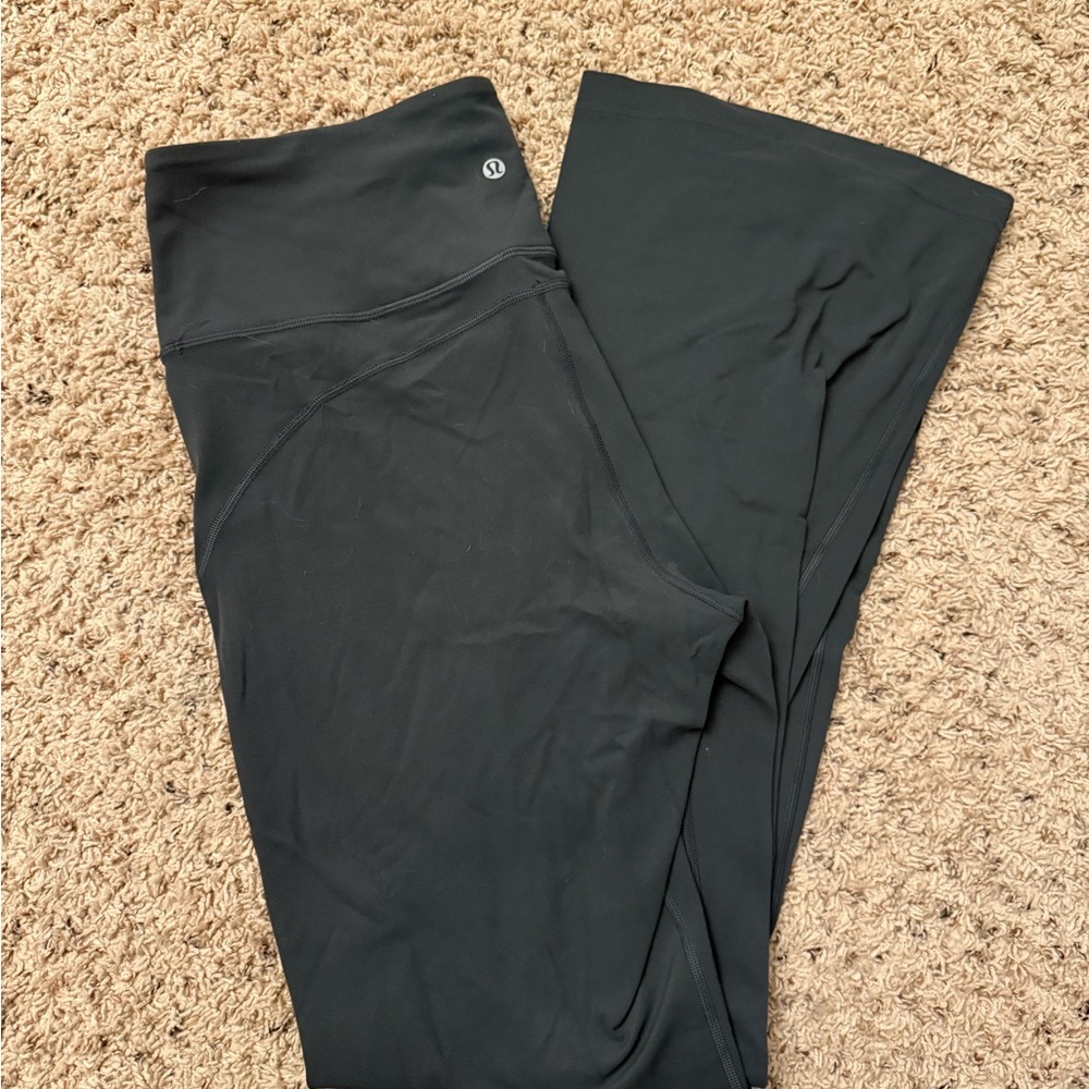 Lululemon Gray Flare Leggings